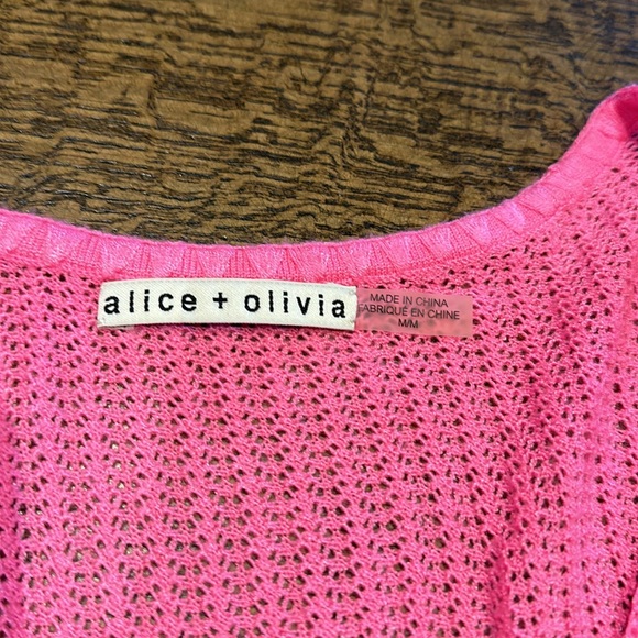 Alice + Olivia Tie-Front Tank Top - Picture 6 of 8